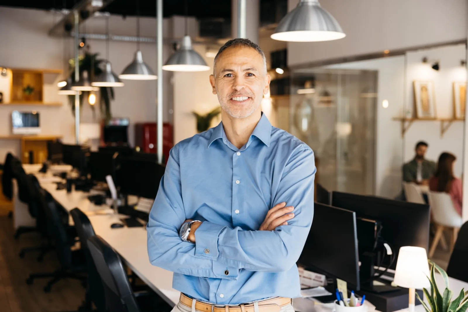 Confident Mature Businessman Standing Smiling In O 2026 01 11 10 13 14 Utc