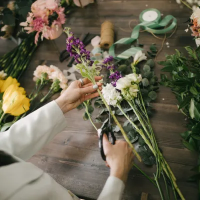 Young Woman Florist Working In A Floral Studio Ma 2026 03 15 23 20 33 Utc